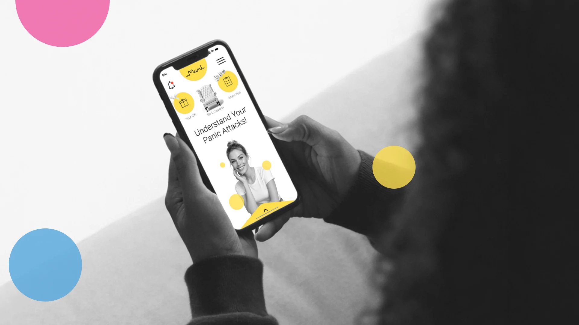 Panic attack-focused coaching session with an AI coach (therapy-like support)