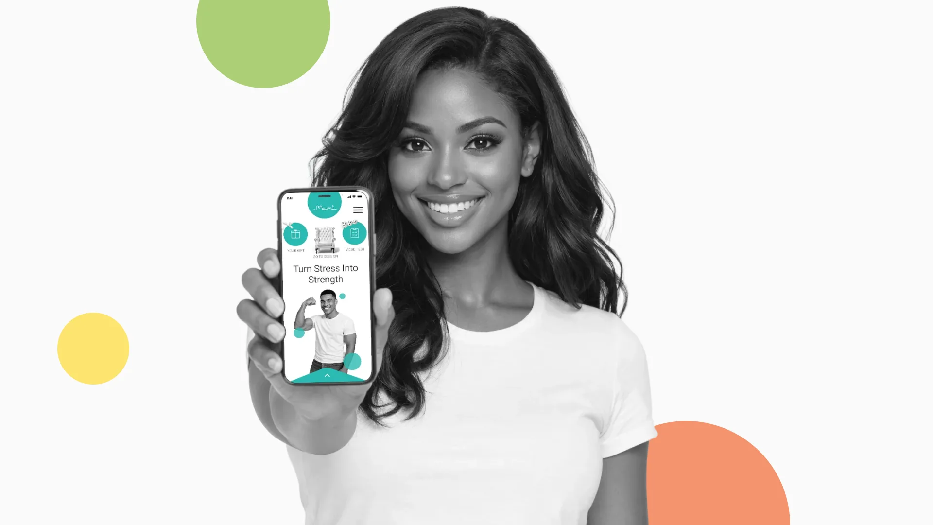 Stress-focused coaching session with an AI coach (therapy-like support)