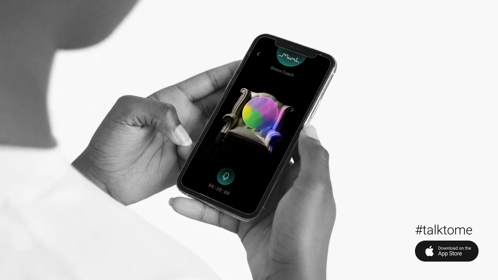 Stress support coaching online with an AI coach (private voice session)