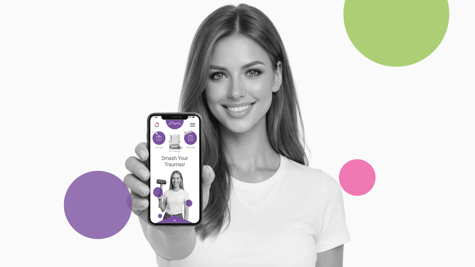 Trauma-focused coaching session with an AI coach (therapy-like support)